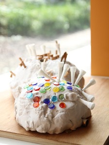 ナーサリーの子どもたちのアート