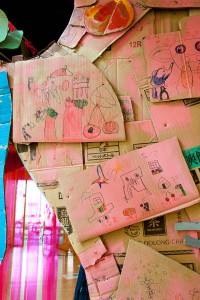 子どもの作品も