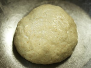 丸めた生地