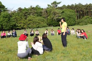 エデュカーレ交流会2016早朝ヨガ